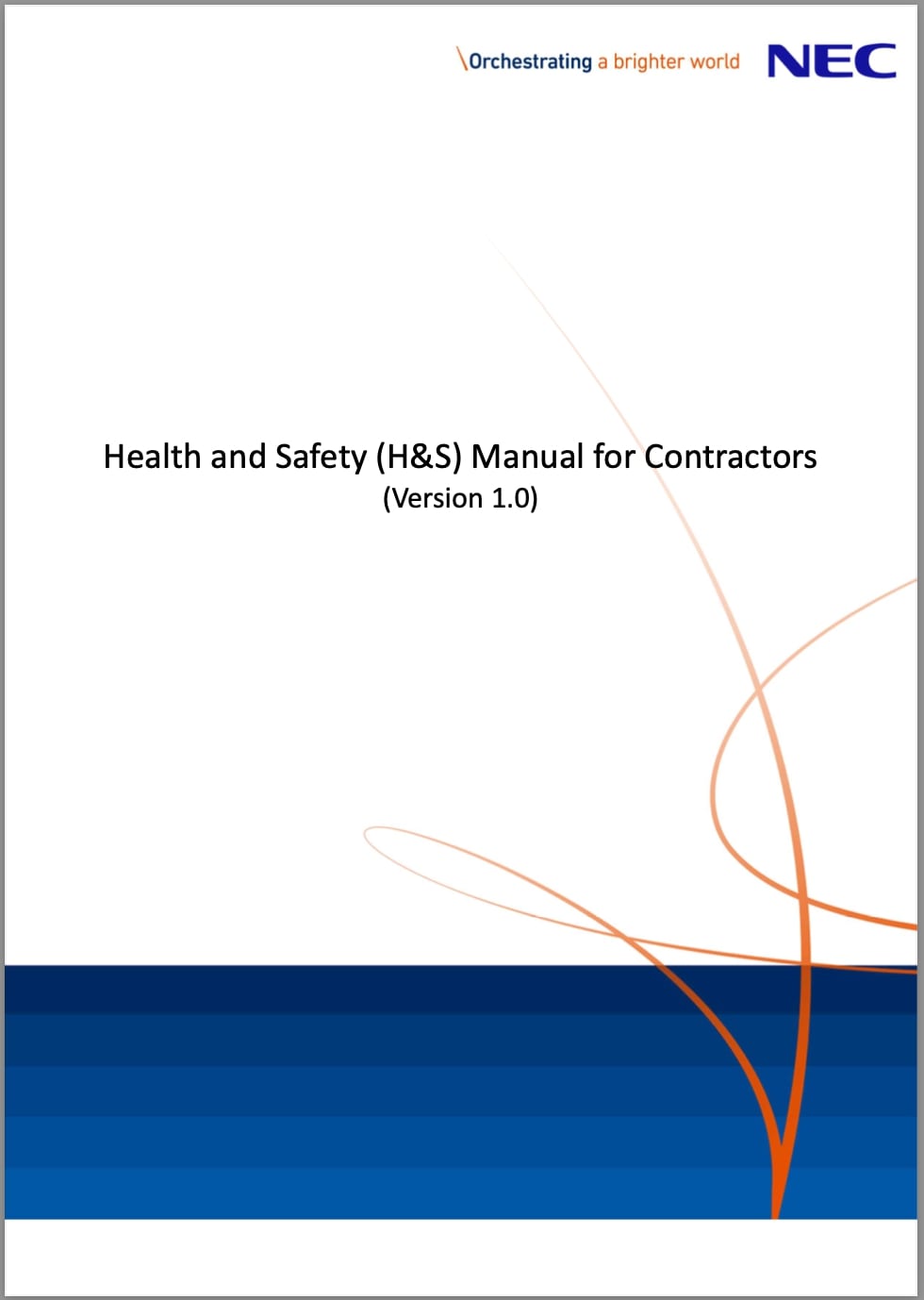 Contractor Health and Safety Manual