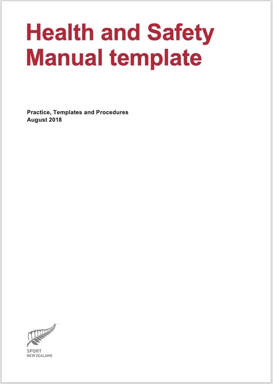 Editable Health and Safety Manual