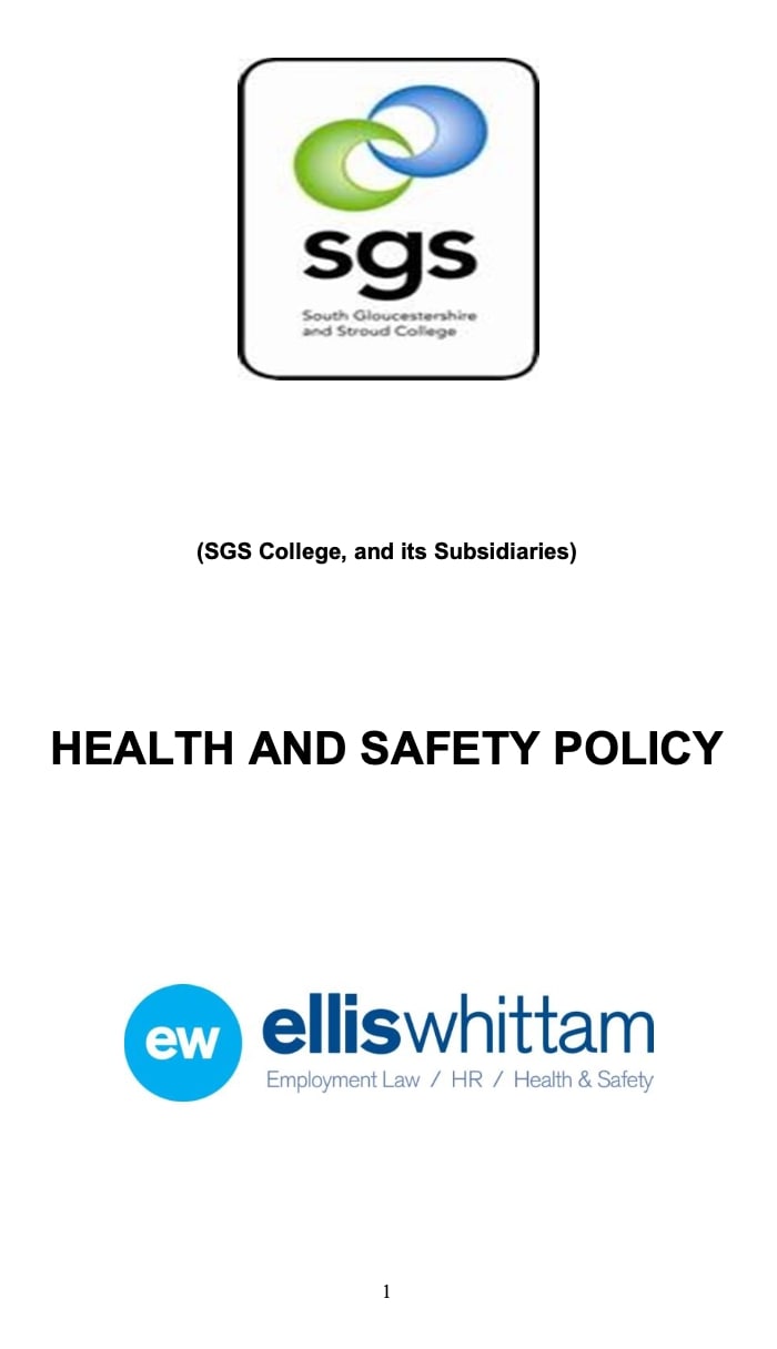 Education Health and Safety Manual