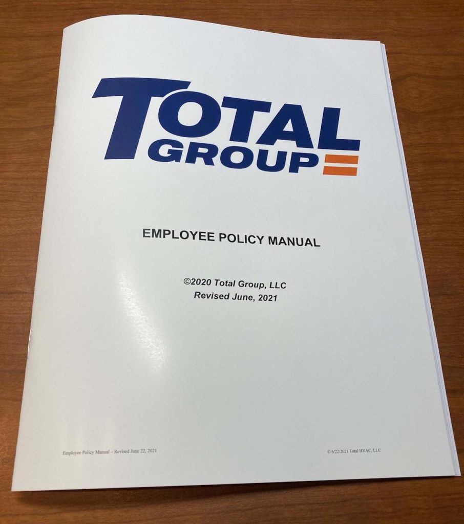 how to create a training manual