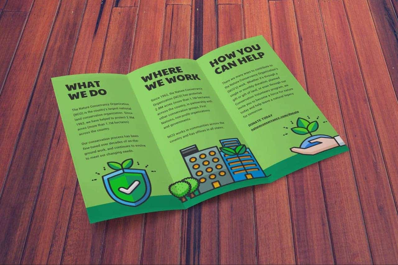 nonprofit brochure