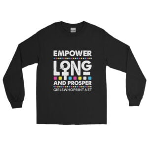 Empower Long and Prosper | WPHM | Unisex Long Sleeve Shirt (Dark Colors)