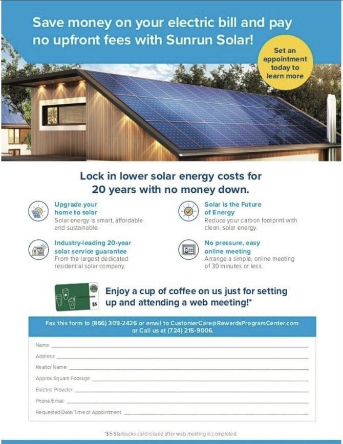 solar marketing flyers