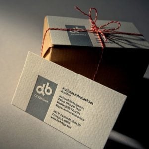 Textured Business Card - business card examples for finance professionals