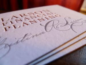 Textured Business Card - business card examples for finance professionals