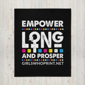 Empower Long and Prosper | WPHM | Throw Blanket