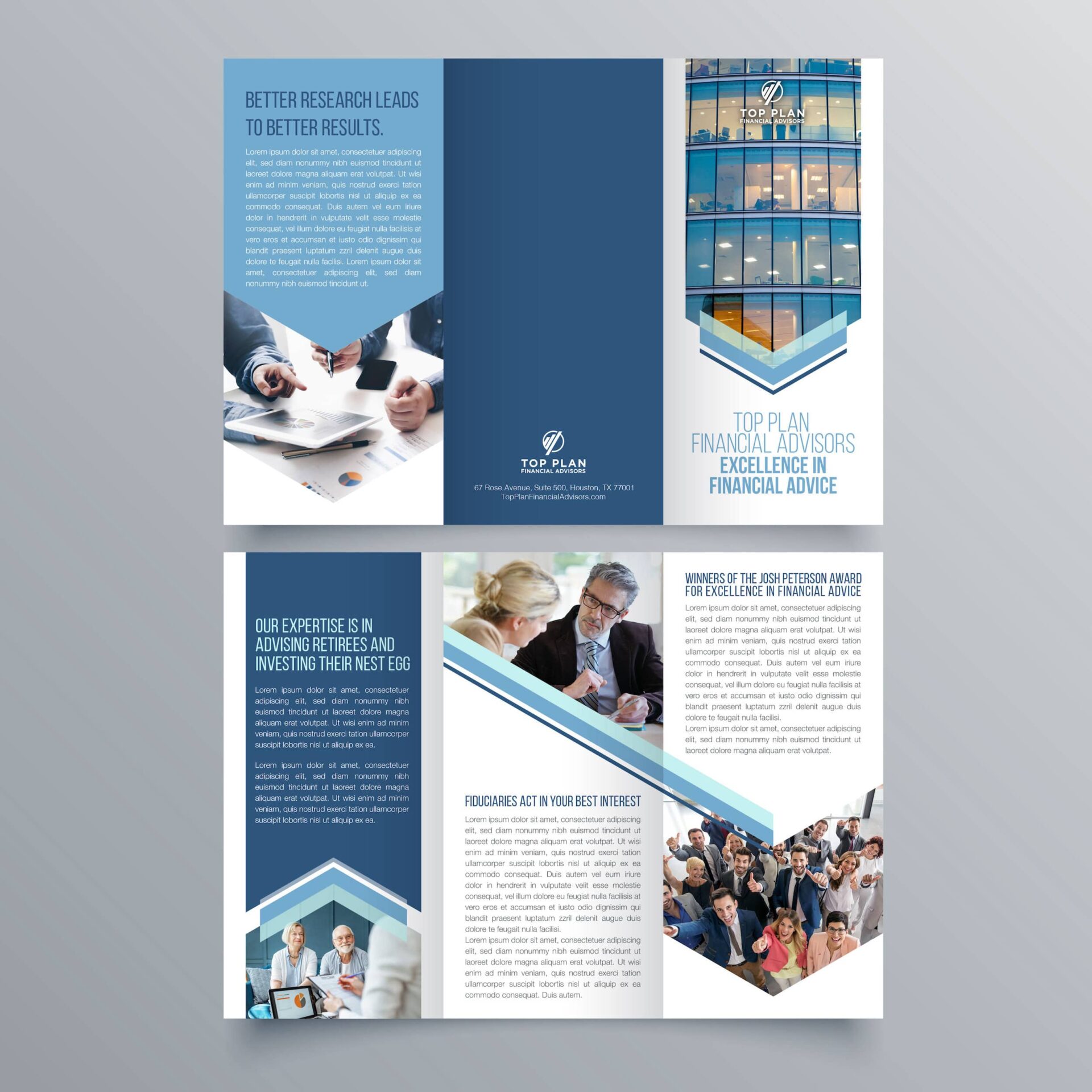 tri-fold brochure design example