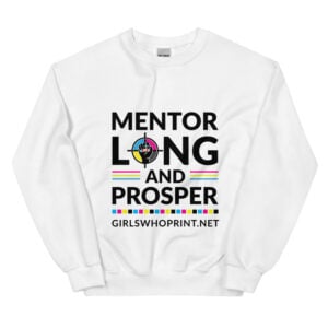 Mentor Long and Prosper | GWP | Unisex Sweatshirt (Light Colors)