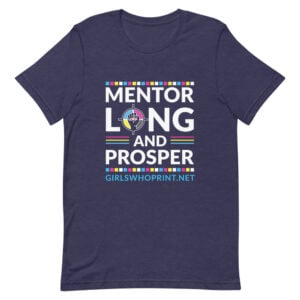 Mentor Long and Prosper | GWP | Short-Sleeve Unisex T-Shirt (Dark Colors)