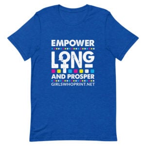Empower Long and Prosper | WPHM | Short-Sleeve Unisex T-Shirt (Dark Colors)