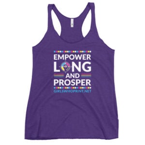 Empower Long and Prosper | GWP | Women's Racerback Tank