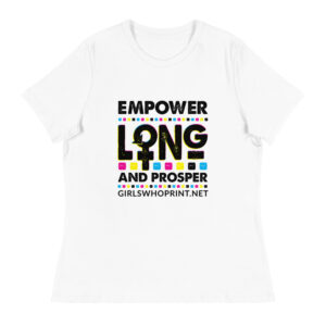 Empower Long and Prosper | WPHM | Women's Relaxed T-Shirt (Light Colors)
