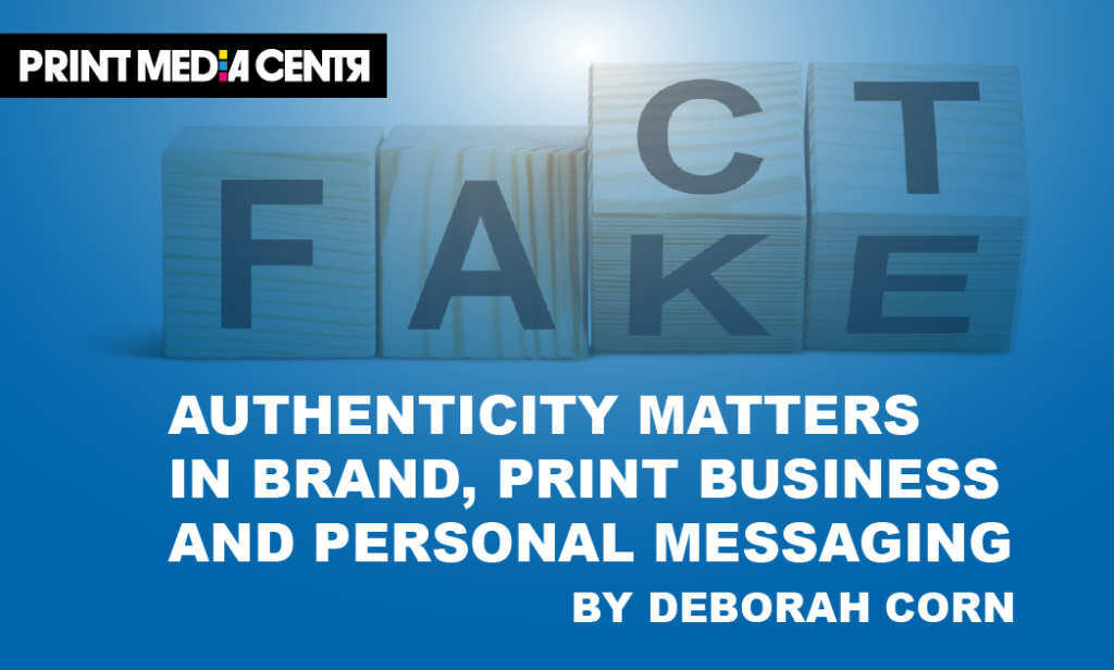 a blue image of fake and fact written into blocks