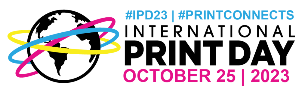multicolor rings around globe international print day print media centr