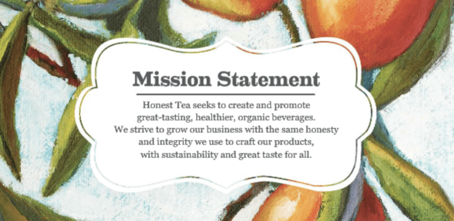 honest tea mission statement