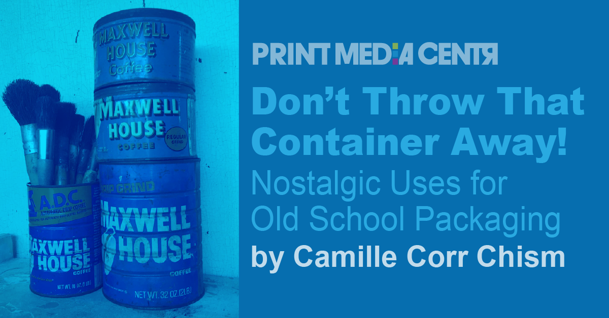 Nostalgic Uses for Old School Packaging-print media centr