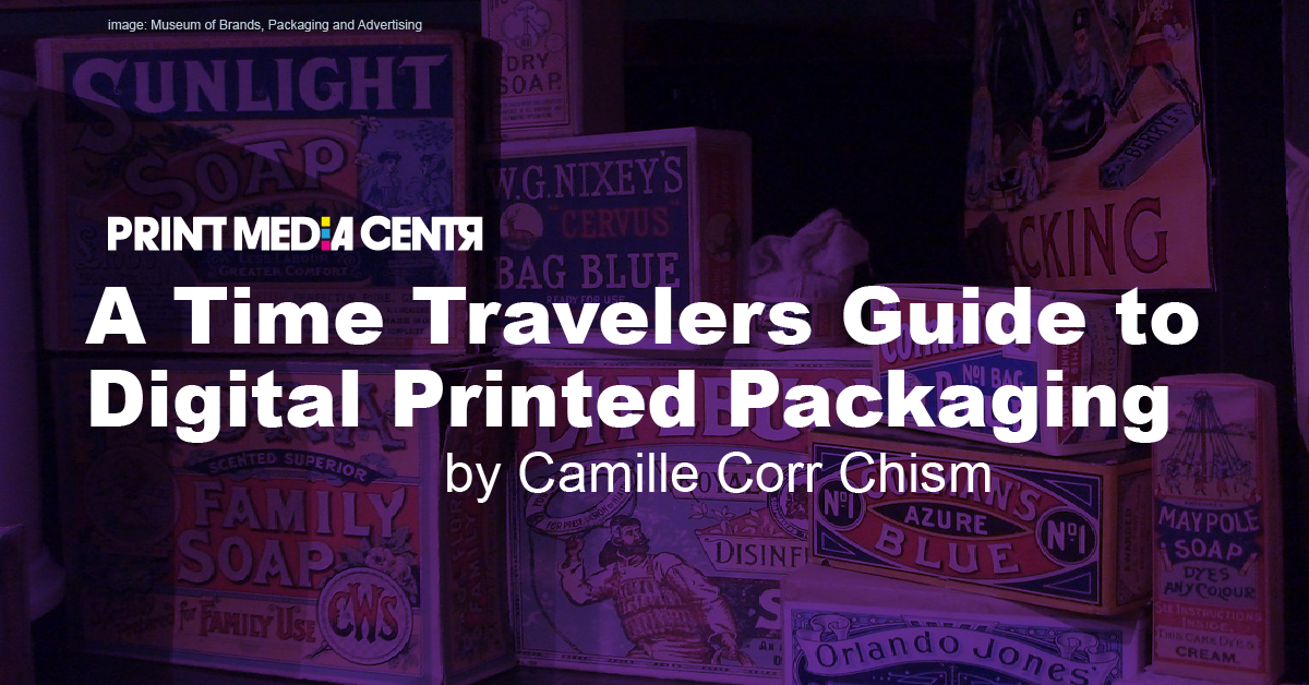 an image of packaging throughout history