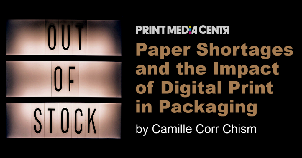 supply shortages out of stock sign