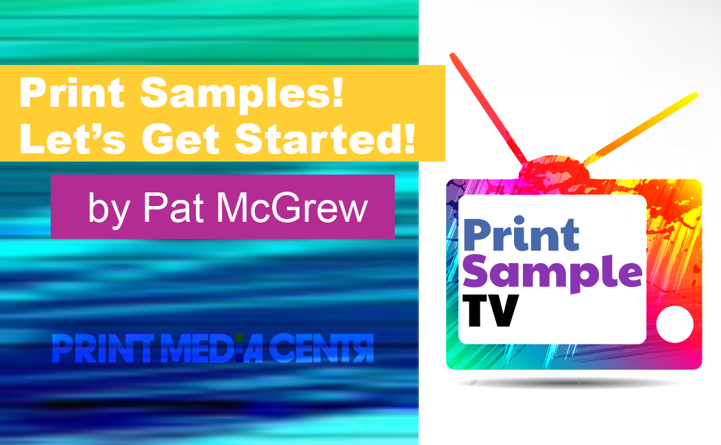 videos showing print and marketing samples